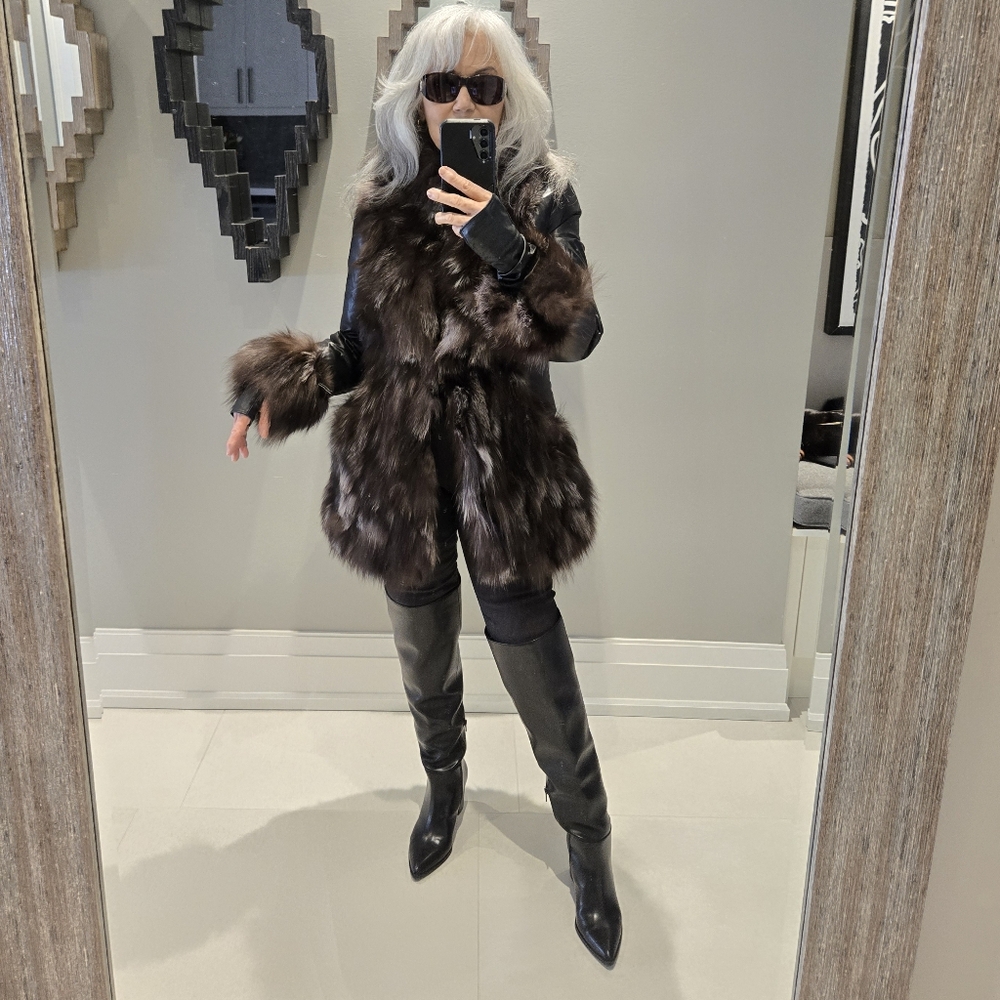 Passigatty FUR Downfilled Coat Med